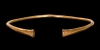 Celtic Gold Bracelet with Trumpet Terminals Celtic Gold Bracelet with Trumpet Terminals