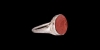 Silver Ring with Artemis as Deer Gemstone Silver Ring with Artemis as Deer Gemstone