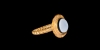 Gold Ring with Nicolo Gemstone Gold Ring with Nicolo Gemstone