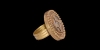 Gold Ring with Cross on Bezel Gold Ring with Cross on Bezel