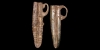 Glass Unguentarium Pair Glass Unguentarium Pair