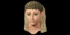 Stucco Polychrome Face Mask of a Young Male Stucco Polychrome Face Mask of a Young Male