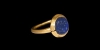 Kushan Gold Ring with Inscribed Intaglio Kushan Gold Ring with Inscribed Intaglio