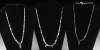 Blue Glass Bead Necklace Group Blue Glass Bead Necklace Group
