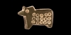 Carved Jet Animal Bead Carved Jet Animal Bead