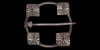 Silver-Gilt Ring Brooch with Expanding Crosses Silver-Gilt Ring Brooch with Expanding Crosses