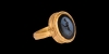 Gold Ring with Theseus Intaglio Gemstone Gold Ring with Theseus Intaglio Gemstone