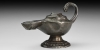 Silver Oil Lamp with Lion Handle Silver Oil Lamp with Lion Handle