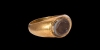 Sassanian Gold Ring with Portrait Gemstone Sassanian Gold Ring with Portrait Gemstone