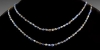 Banded Blue Glass Bead Necklace Group Banded Blue Glass Bead Necklace Group