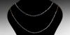 Banded Blue Glass Bead Necklace Group Banded Blue Glass Bead Necklace Group