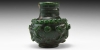 Abbasid Red and Green Glass Bottle Abbasid Red and Green Glass Bottle