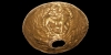 Sogdian Gold Funnel Mouth with Mounted Warriors Sogdian Gold Funnel Mouth with Mounted Warriors