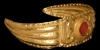 Gold Diadem with Intaglio Gemstone Gold Diadem with Intaglio Gemstone