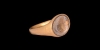 Gold Ring with Portrait Gemstone Gold Ring with Portrait Gemstone
