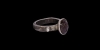 Silver Ring with Bull Gemstone Silver Ring with Bull Gemstone