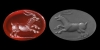Intaglio Gemstone with Goat Intaglio Gemstone with Goat