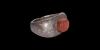Silver Ring with Female Bust Gemstone Silver Ring with Female Bust Gemstone