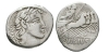 C Vibius C f Pansa - Minerva Denarius C Vibius C f Pansa - Minerva Denarius