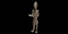 Silver Votary Statuette Silver Votary Statuette