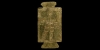 Silvered Figural Plaque Silvered Figural Plaque