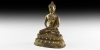 Gilt Sitting Buddha Statuette Gilt Sitting Buddha Statuette