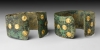 Bracelet Pair with Gold Roundels Bracelet Pair with Gold Roundels