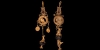 Hellenistic Gold Earring Pair Hellenistic Gold Earring Pair