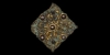 Gilt Lozenge-Shaped Brooch Gilt Lozenge-Shaped Brooch