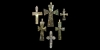 Glass Cross Pendant Group Glass Cross Pendant Group