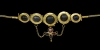 Gold Necklace with Cabochons Gold Necklace with Cabochons