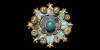 Tudor Period Gold and Gemstone Brooch with Pearls Tudor Period Gold and Gemstone Brooch with Pearls