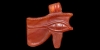 Carnelian Wedjat Eye Amulet Carnelian Wedjat Eye Amulet