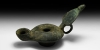 Oil Lamp with Leaf Handle Oil Lamp with Leaf Handle