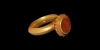 Gold Ring with Centaur Gemstone Gold Ring with Centaur Gemstone
