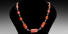 Coral Bead Necklace with Spacers Coral Bead Necklace with Spacers