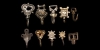 Tudor Period Silver Clothes Fastener Collection Tudor Period Silver Clothes Fastener Collection