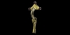 Gilt Silver Bow Brooch Gilt Silver Bow Brooch