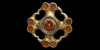 Gilt Silver Plate Brooch Gilt Silver Plate Brooch