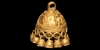 Gold Filigree Pendant with Bell Drops Gold Filigree Pendant with Bell Drops