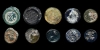 Glass Weight and Token Collection Glass Weight and Token Collection