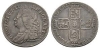 George II - 1758 over 7 - Sixpence George II - 1758 over 7 - Sixpence