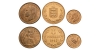 George VI - 1938-1950 - Penny, Farthing and Guernsey 8 Doubles George VI - 1938-1950 - Penny, Farthing and Guernsey 8 Doubles