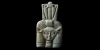 Blue Glazed Hathor Amulet Blue Glazed Hathor Amulet
