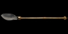 Gold Spoon with Crystal Bowl Gold Spoon with Crystal Bowl