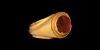 Cockerel on Warrior Gemstone in Gold Ring Cockerel on Warrior Gemstone in Gold Ring