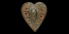 Enamelled Heart-Shaped Mount Enamelled Heart-Shaped Mount