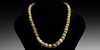 Mammoth Bone Bead Necklace String Mammoth Bone Bead Necklace String