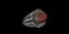 Silver Ring with Clasped Hands Gemstone Silver Ring with Clasped Hands Gemstone