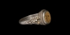 Tudor Period Gilt Silver Ring with Portraits Tudor Period Gilt Silver Ring with Portraits